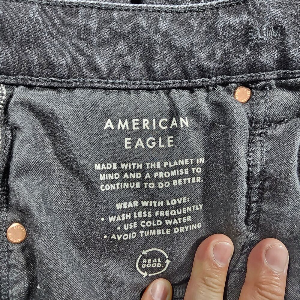 American Eagle Outfitters Airflex 360 Distressed Skinny Stretch Mens Jeans 32x32 - Picture 10 of 14